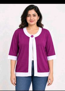 Chic Ruffled Button-Up Top Combo