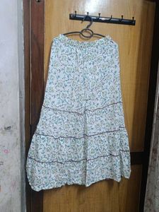 Embroidered Kurta with flared palazzo