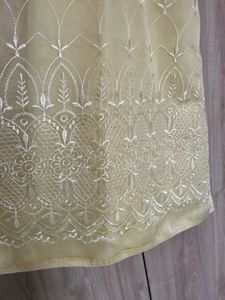Butter yellow kurta suit set