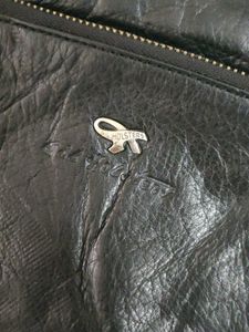 Gil holsters Black Leather Crossbody Bag