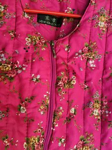 Quilted Floral Vest