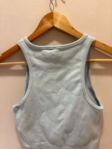H&amp;M Ribbed Cropped Tank Top