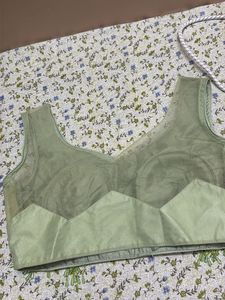 Designer Embellished Silk Blouse