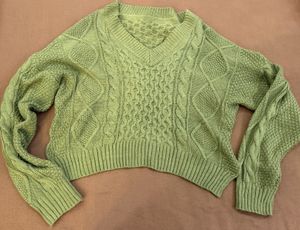 Chic Cable Knit V-Neck Sweater