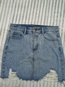 Blue Light denim skirt