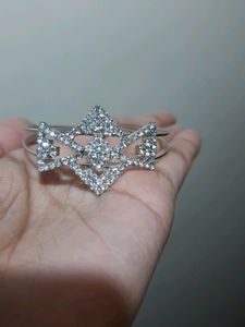Silver Bracelet, Girls, Shiny Stone