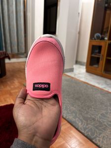 Adidas Pink Slip-On Sneakers