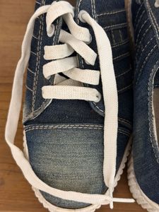 Denim Platform Sneakers