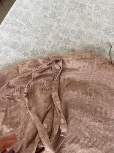 cute Pink Puff Sleeve Top