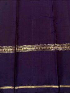 Elegant Grey &amp; Purple Saree