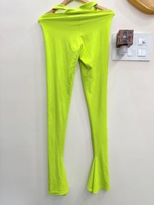 Neon Green Flare Leggings
