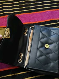 Chic Quilted Black Crossbody Bag