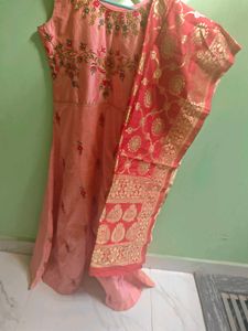 Elegant Pink Embroidered Lehenga Choli