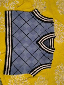 Argyle Knit Vest