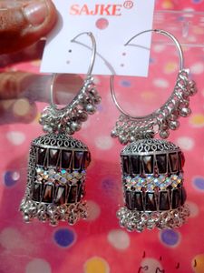 Ring Com Jhumka Earing