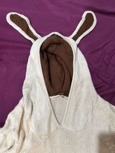 Cute Hooded Knit Sweater