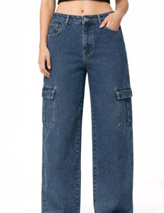Urbanic Baggy Blue Cargo Jeans