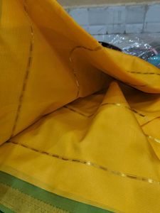Elegant Yellow Saree never wear