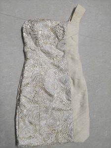 Elegant One-Shoulder Lace Cocktail Dress