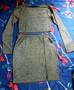 Silver Co Ord Set. (Brand New With Tag)