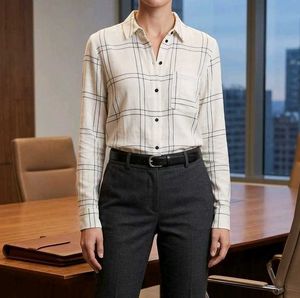 Mango Classic Plaid Button-Down Shirt