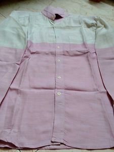 XL Men's Casual Colorblock Shirt