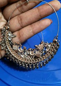 Elegant Peacock Design Hoop Earrings