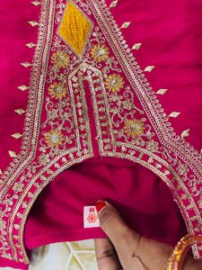 Stunning Pink Embroidered Kurta