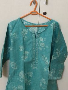 Beautiful Teal Kurta Set