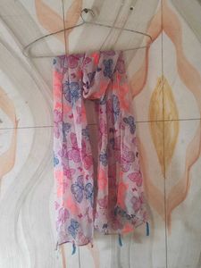 Butterfly Print Scarf
