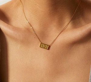 11:11 Angel Number Anti-Tarnish Pinterest Necklace