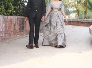 Elegant Grey Lehenga