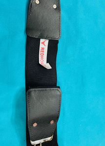 Elastic Belt with Decorative Buckle