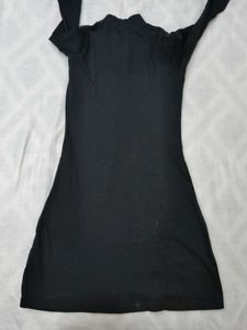 Black Tshirt Casual dress