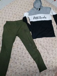 full sleeve T-shirt + men lower