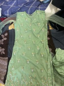 Beautiful Mint Green Kurta Set