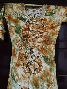 Bohemian Floral Print Kurta