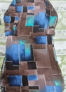 Abstract Print Long Kurta