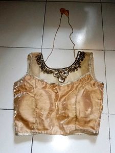 Golden Embellished Blouse