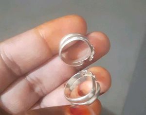 silver toe rings