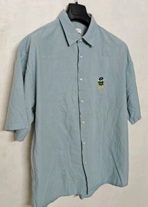 Price drop 🔥🔥Light Blue Embroidered Short Sleeve