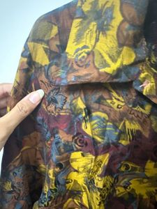 Unisex  Vintage Floral Print Shirt ✨