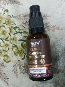 Wow Skin Science Oil Free Caffeine Face Serum