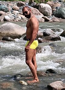 Men's Yellow Boxer Briefs