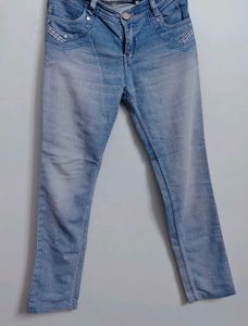 Light Wash Denim Jeans