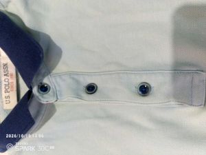 Men's Light Blue Polo T-Shirt
