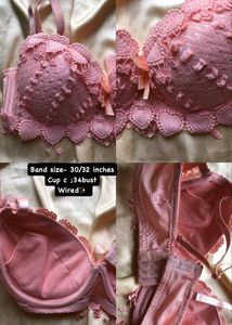 Cute Pink Lace Bra