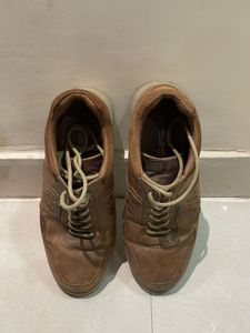 Men's Brown Leather Casual Shoes