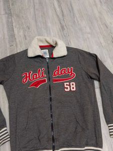 Holiday Zip-Up Jacket