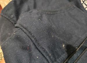 Blue winter hoodie